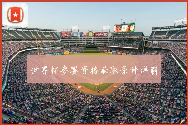 世界杯参赛资格获取条件详解
